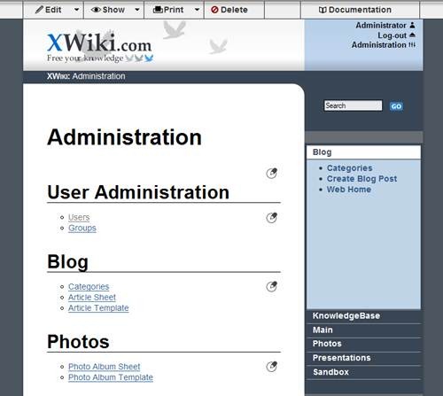 xwiki 17 open source wiki engine/software